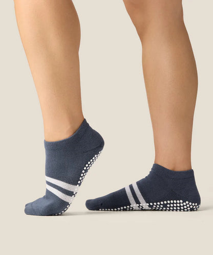Low Rise Grip Socks | French Navy