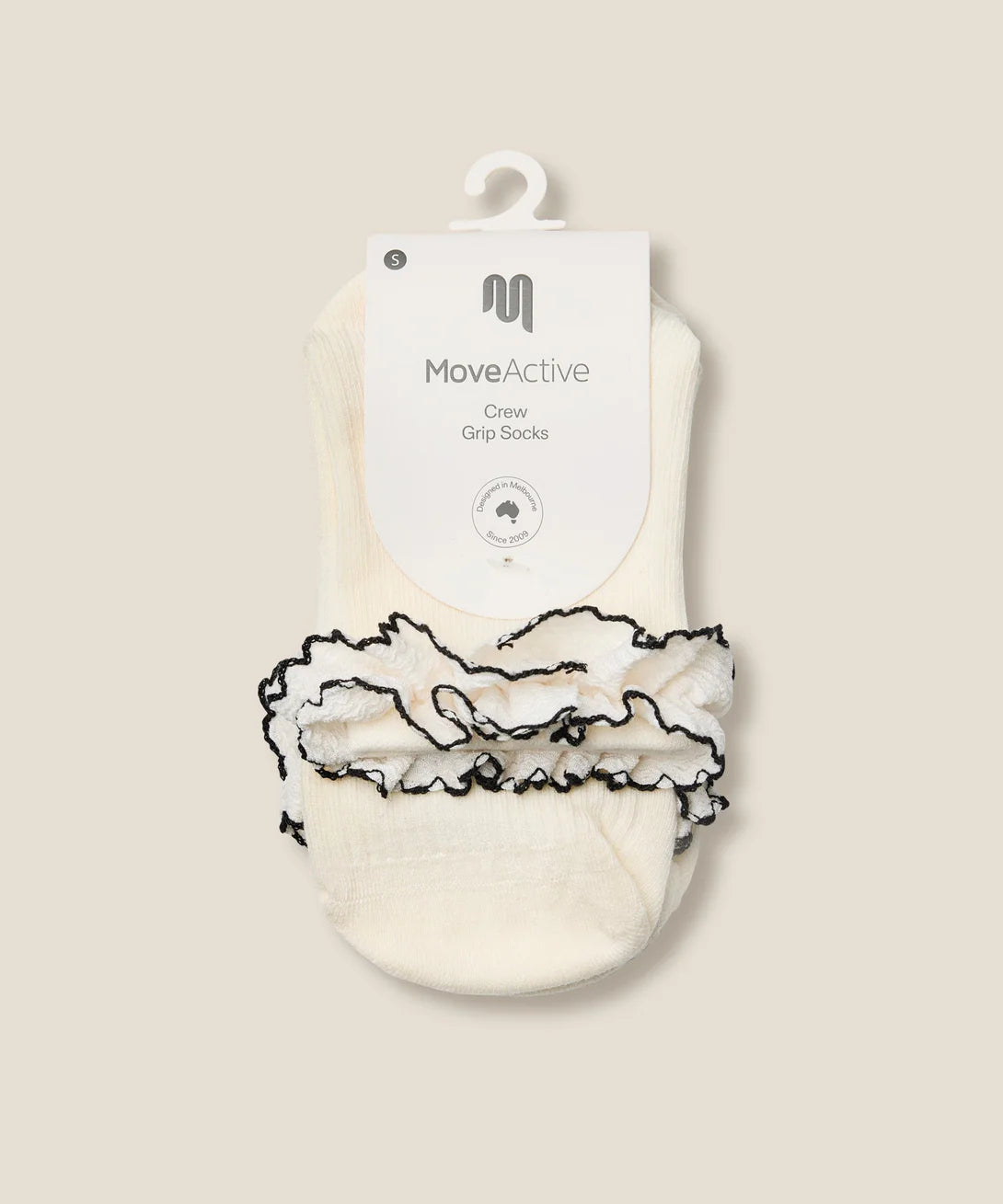 Crew Non Slip Grip Socks | Ruffle Fleur