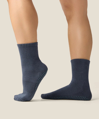 Crew Non Slip Grip Socks | French Navy