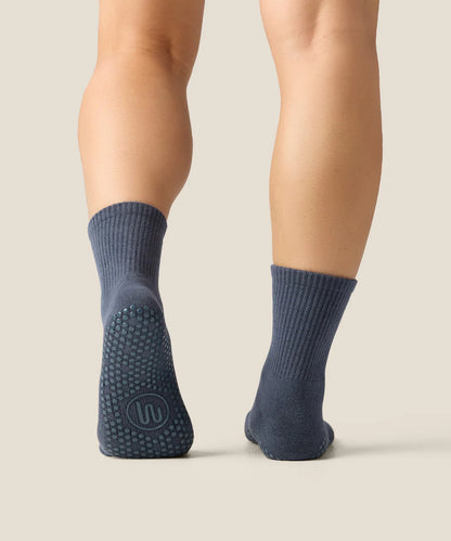Crew Non Slip Grip Socks | French Navy