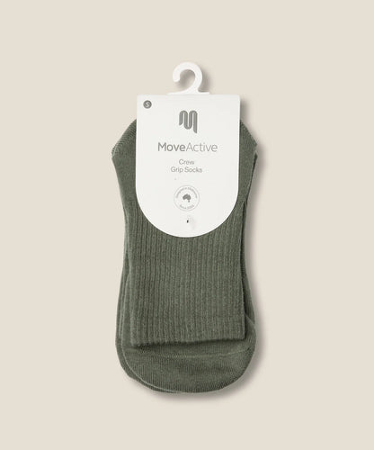 Crew Non Slip Grip Socks | Khaki