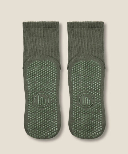 Crew Non Slip Grip Socks | Khaki