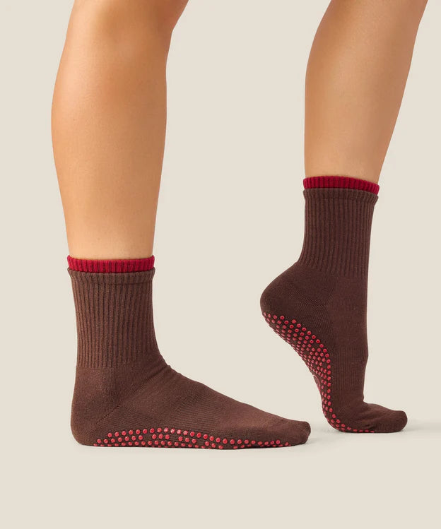 Crew Grip Socks | Layer Espresso