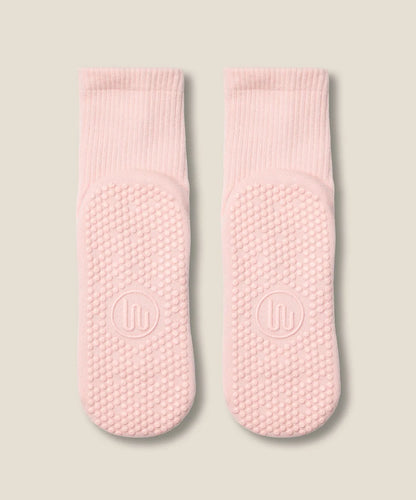 Crew Non Slip Grip Socks | Sweet Pink