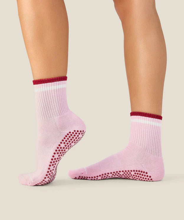 Crew Grip Socks | Track Pink