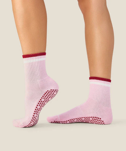 Crew Grip Socks | Track Pink