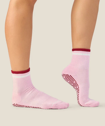 Crew Grip Socks | Track Pink