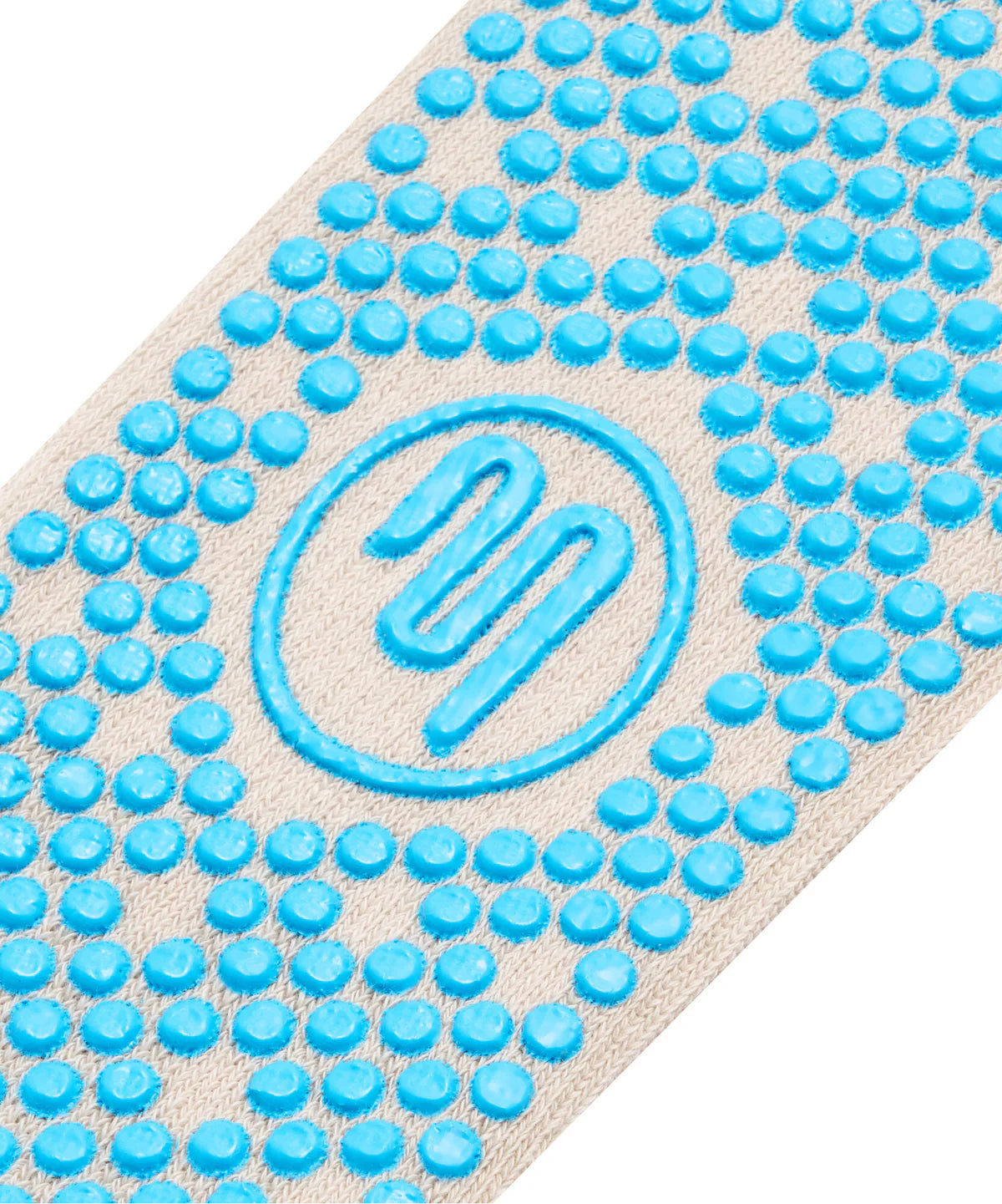 Crew Non Slip Grip Socks | Pilates Club Stone