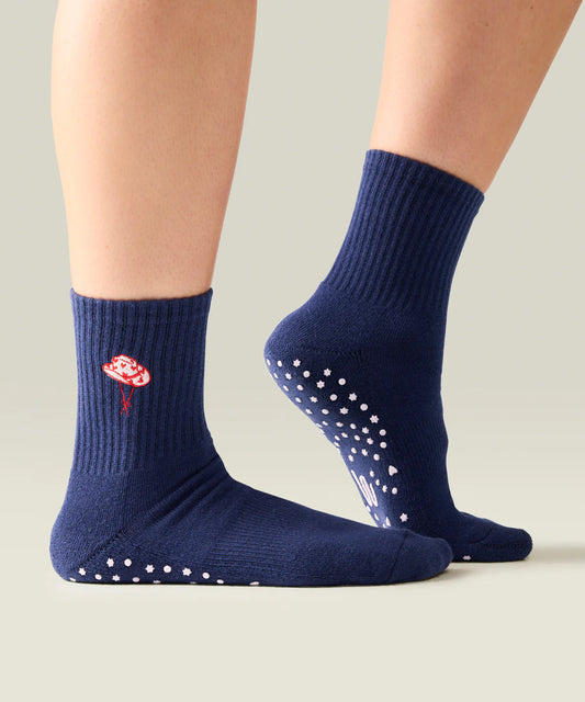 Crew Non Slip Grip Socks | Howdy Hearts Ink