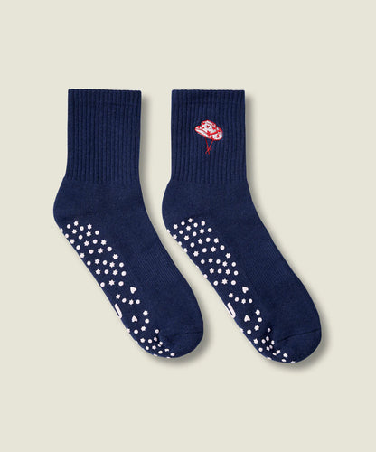 Crew Non Slip Grip Socks | Howdy Hearts Ink