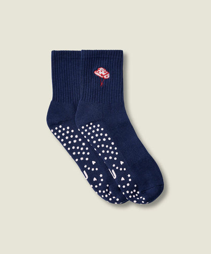 Crew Non Slip Grip Socks | Howdy Hearts Ink