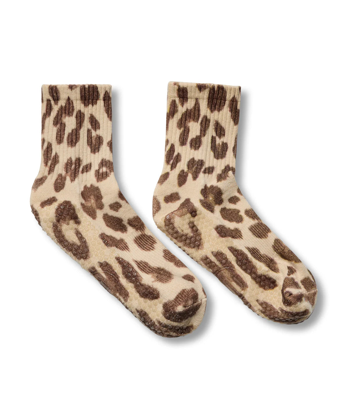 Crew Non Slip Grip Socks | Leopard