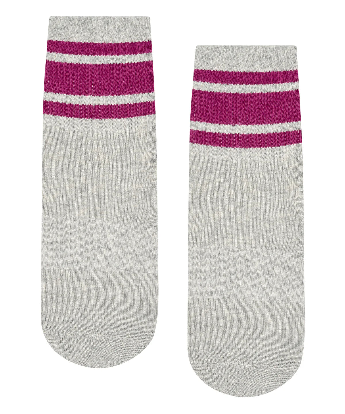 Crew Non Slip Grip Socks | Marle Fuchsia Stripe