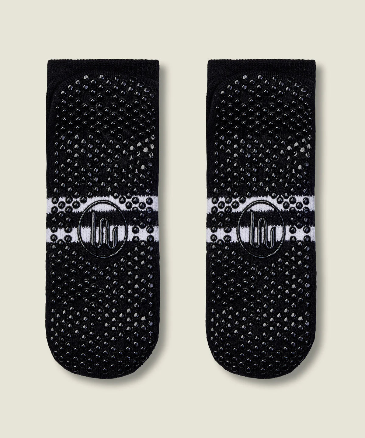 Classic Low Rise Grip Socks | Sporty Stripe Black
