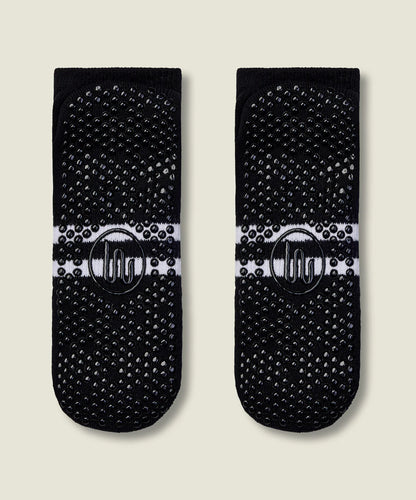 Classic Low Rise Grip Socks | Sporty Stripe Black