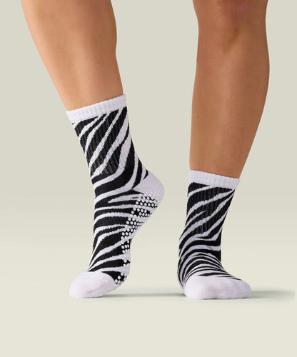 Crew Non Slip Grip Socks | Savanna Stripes