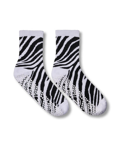 Crew Non Slip Grip Socks | Savanna Stripes