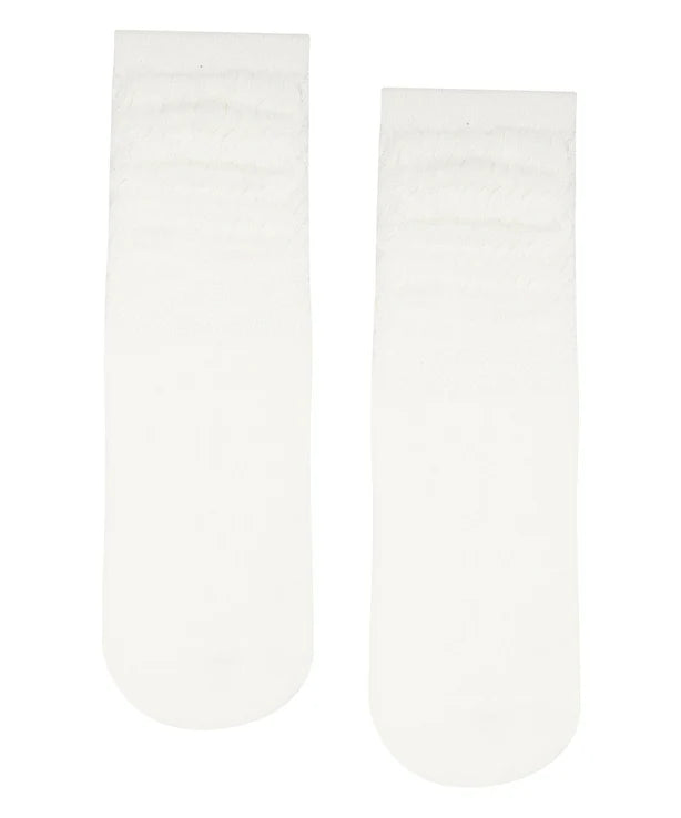 Scrunch Non Slip Grip Socks - Ivory