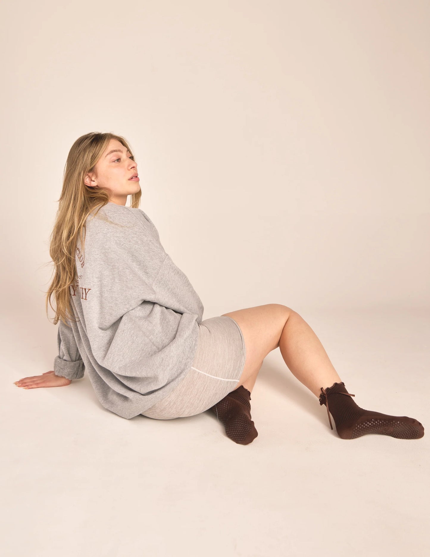 The Juliet Grip Sock | Mahogany