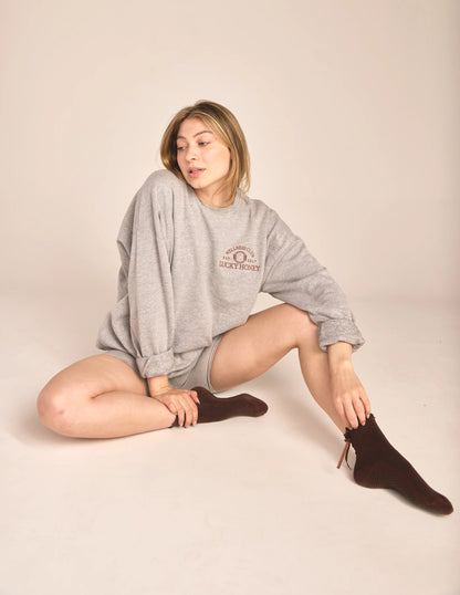 The Juliet Grip Sock | Mahogany