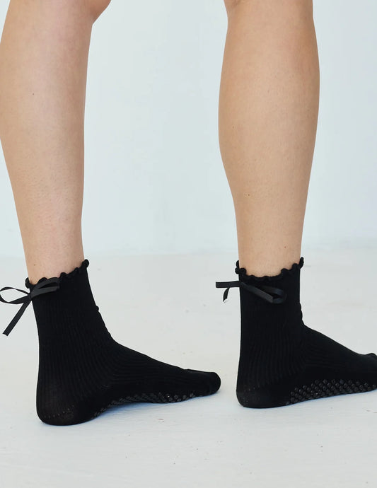 The Juliet Grip Sock | Black
