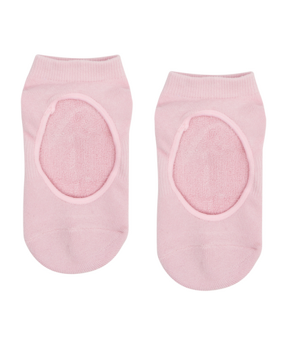 Slide on Non Slip Grip Socks - Sorbet Pink