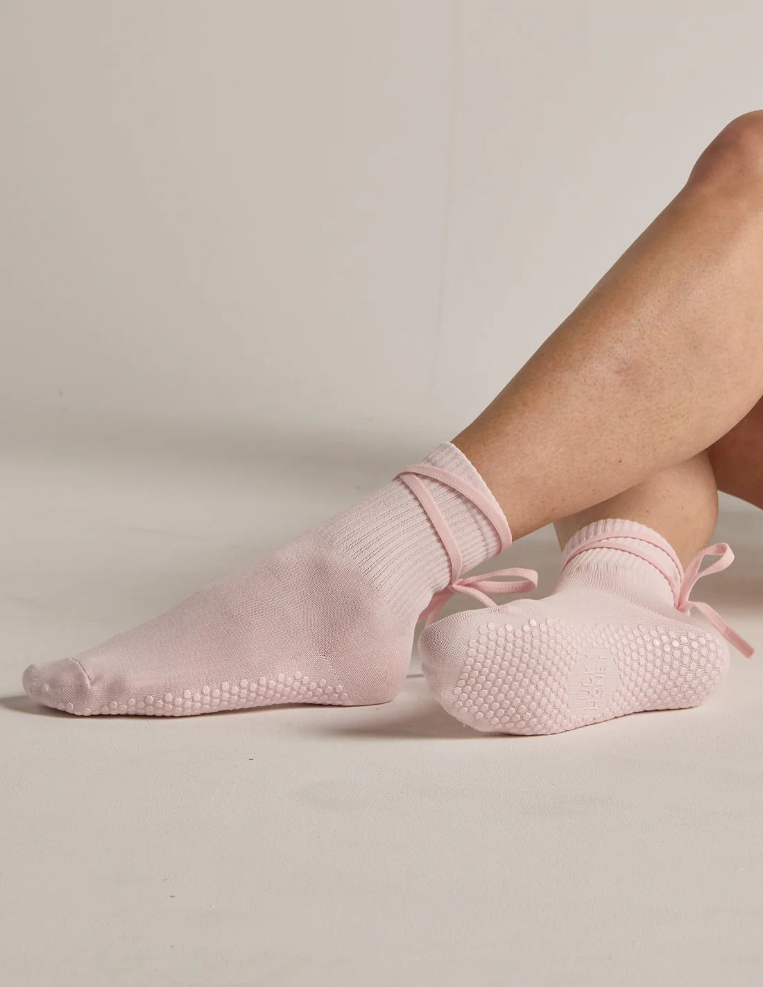 The Nina Grip Sock | Ballet Pink