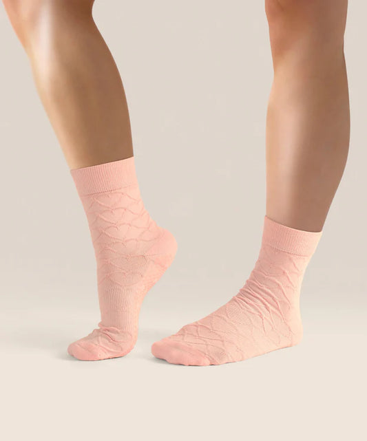 Crew Grip Socks | Parfait Pink Hearts