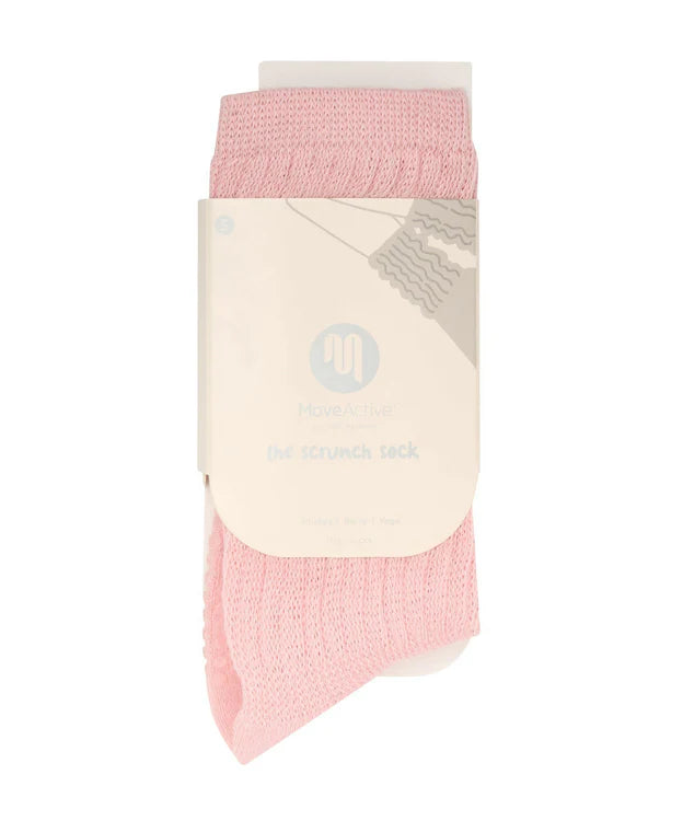 Scrunch Non Slip Grip Socks | Pink
