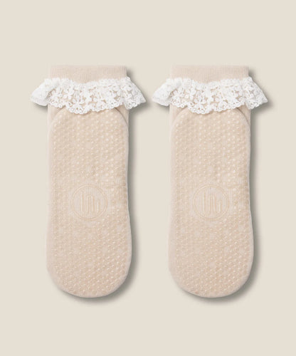Quarter Crew Grip Socks | Lovers Lace