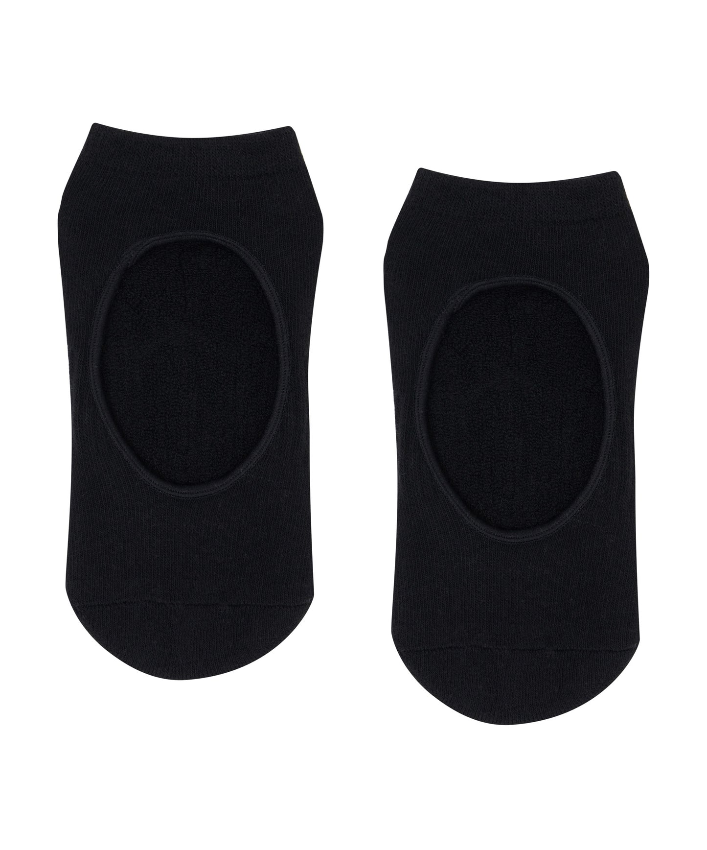 Slide on Non Slip Grip Socks - Classic Black