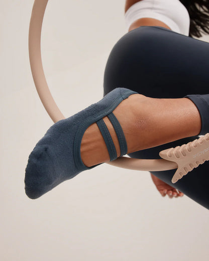 Ballet Non Slip Grip Socks | French Navy