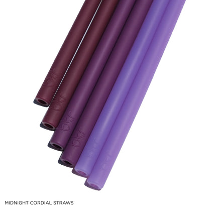 Midnight Cordial Little Bottle Straws 500mL Set of three
