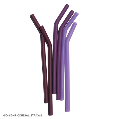Midnight Cordial Little Bottle Straws 500mL Set of three